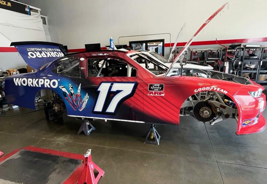 WORKPRO® Tools Unveils New Car Scheme For Jj Yeley’S Number 17