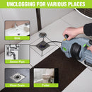 WORKPRO 20V Electric Drain Auger with 2.0AH Battery and Charger - 25Ft Plumbing Snake Drain Hair Removal Tool Set