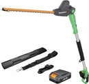WORKPROX 20V Cordless Pole Hedge Trimmer, 9.2-Feet Reach, 11 Rotating Head