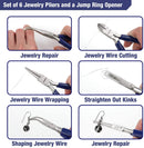 WORKPRO 7 Pcs Jewelry Pliers Set for Jewelry Making Tools with Easy Carrying Pouch(W)