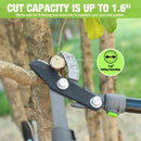 WORKPRO 28" Anvil Lopper Tree Trimmer with 1.6" Cutting Capacity