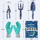WORKPRO 4PCS Heavy Duty Aluminum Hand Garden Tool Set