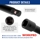 WORKPRO 18 Pcs Drive Tool Accessory Set