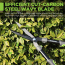 WORKPRO Manual Hedge Trimmers with Steel Wavy Blade