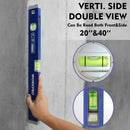 WORKPRO 3-Piece Spirit Level Set (12", 20", 40")