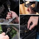 WORKPRO 8 Pcs Flex-Head Stubby Ratcheting Combination Wrench Set