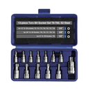 WORKPRO 13 pcs Torx Bit Socket Set (For Hand Use Only)