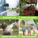 WORKPRO Garden High Pressure Water Hose Nozzle Sprayer with 8 Adjustable Watering Patterns & Thumb Control Design