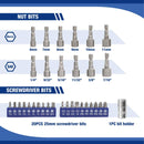 WORKPRO Socket Set, 70 Pcs 1/4" Drive Socket Set with Quick-Release Ratchet, Metric and SAE
