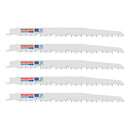 WORKPRO 5 Pcs 9-Inch Wood Pruning Reciprocating Saw Blade Set