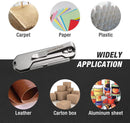WORKPRO Quick Change Folding Pocket Utility Knife Mini Stainless Steel Folding Knife with Belt Clip
