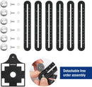 WORKPRO 10" Contour Gauge and 6-Sided Angle Measuring Tool Combo Kit