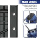 WORKPRO 2-Pair Vise Jaw Pads, Magnetic Vise Jaw Covers Protectors, Multi-Groove Jaw Pads, and Aluminum Pads Set