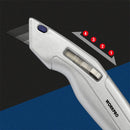 WORKPRO Retractable Utility Knife and Self-retracting Safety Box with 2 Extra Blades Included