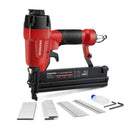 WORKPRO Pneumatic 2 in 1 Brad Nailer with 400pcs Nails/ 300 Pcs Staples