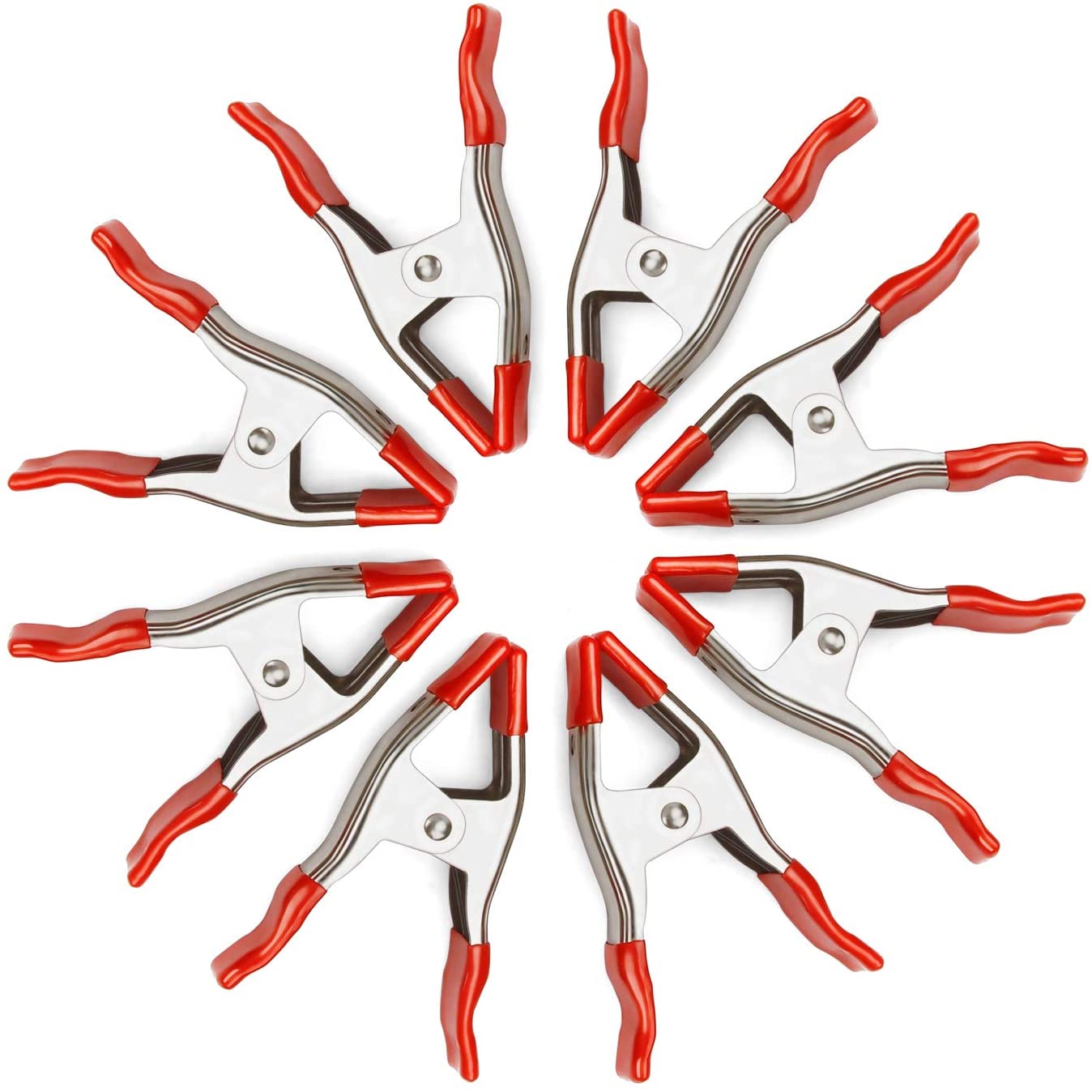Crafter's Square Craft Claps 2 inch Heavy Duty Spring Clamps - 6 PC Set 167158