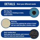 WORKPRO 101 Pcs Sanding Discs Set 2 inch Discs with 1/4 inch Holder