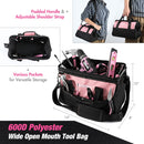 WORKPRO 157 Pcs Household Tool Kit with 20V Cordless Lithium-ion Drill Driver - Pink Ribbon