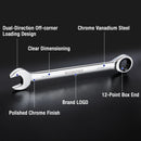 WORKPRO 7-Piece Ratcheting Combination Wrench Set