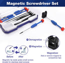 WORKPRO 12 in 1 Torx Screwdriver Set with T3 T4 T5 T6 T8 T10 Security Torx Bit & Precision Magnetic Screwdrivers, Tweezers,Pry Bars, Spudger for Eyeglass, Watch, Computer, Phone, with Case