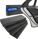 WORKPRO Garage Car Door Protector, 2 Pack Garage Wall Protector | 1.18” Ultra Thickness and Mesh Fabric Adhesive, Resilient NBR Foam Car Door Bumper Guards for Collision Protection