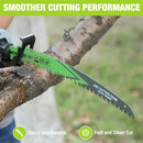 WORKPRO 12 Inch Japanese Teeth Reciprocating Saw Blades, 6TPI Arc Edge Wood Pruning Saw Blades for Tree Trimming, Wood Cutting, Durable Sharp, 5 Pack