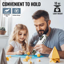 WORKPRO 7.2V Cordless Mini Heat Gun for DIY Crafts, 4000mAh Hot Air Gun, 1.5s Fast Heating, 3 Temp Settings (Cool/572°F/842°F), USB-C Rechargeable