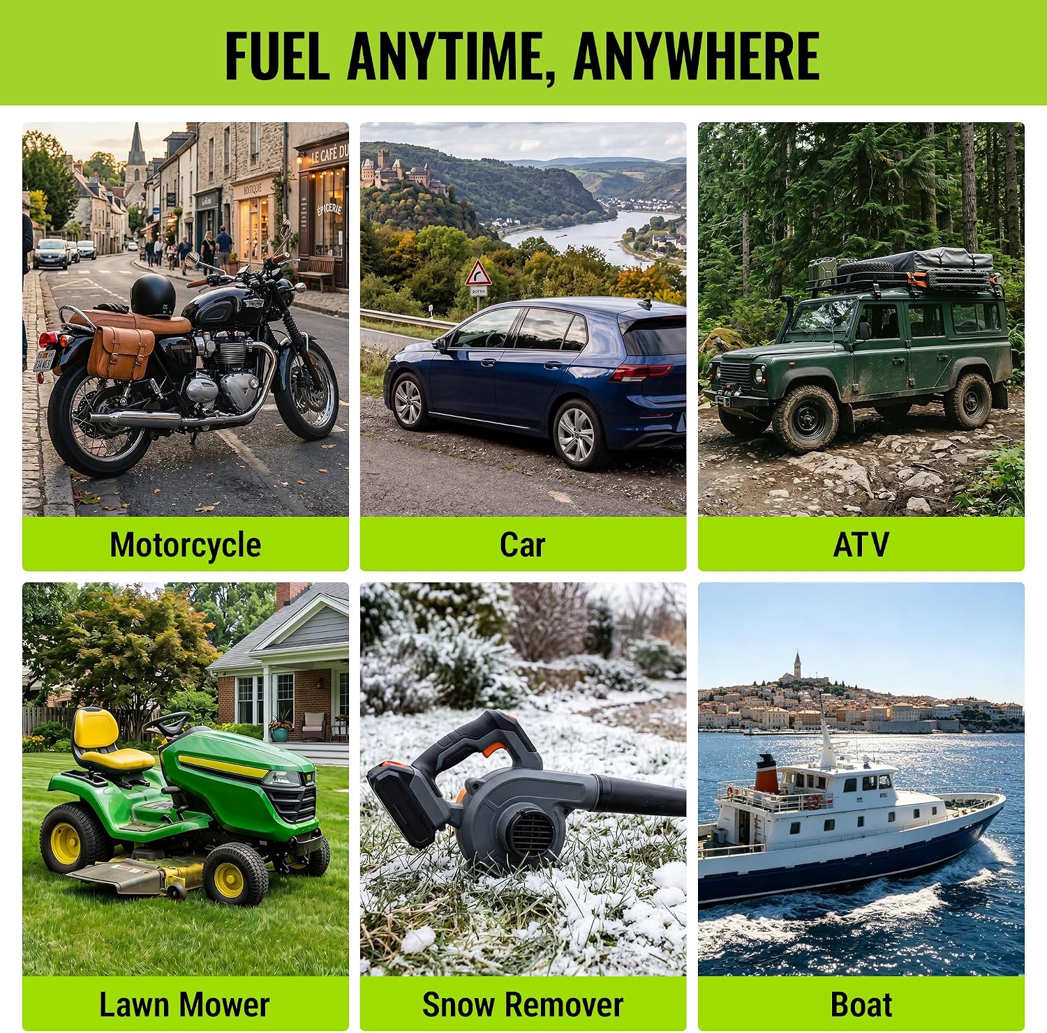 Electric fuel transfer pump for vehicles and equipment like cars, motorcycles, and boats
