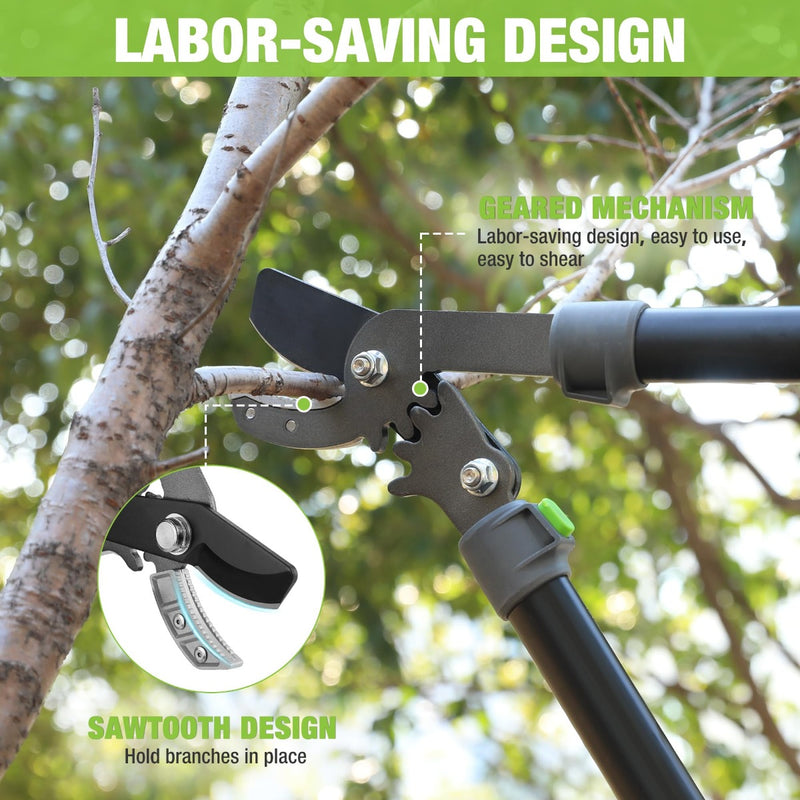 WORKPRO 28" Anvil Lopper Tree Trimmer with 1.6" Cutting Capacity