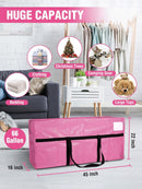 WORKPRO 2-Pack 66 Gallon Extra Large Moving Bags with Zippers & Carry Handles, Heavy-Duty Storage Totes for Moving, Dorm Move-In, Travel & Space-Saving Organization, Pink