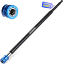 WORKPRO Drill Bit Extension, 12" Magnetic Drill Screwdriver Bit Holder Extender with Aluminum Sleeve, 1/4 Inch Hex Quick Release Bit Holder for Drill