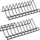 WORKPRO 2-Pack Plier Organizer Rack, 20 Slots Tool Drawer Organizer for Spring-Loaded, Regular and Wide-Handle Pliers, Metal Wire Construction, Black Coating, 11.2" x 5.5" x 2.6" (Pliers Not Included)