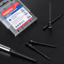 WORKPRO 10pcs Security Torx Bit Set, CNC Machined S2 Steel Star Bit Set, 3" Long Tamper Proof Torx Screwdriver bit with Magnetic Tips, Tamper Resistant Fastener Drive Bits with Storage Box