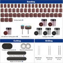 WORKPRO 698-Piece Rotary Tool Accessories Kit, Rotary Tool Bits for Easy Cutting, Grinding, Sanding, Polishing, Cleaning, Drilling, Carving and Engraving