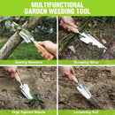 WORKPRO Garden Trowel with Wood Handle, Stainless Steel Narrow Hand Shovel, Multi-Use Flat Garden Trowel for Planting, Weeding, Transplanting, Digging, Small Weeding knife for Gardening