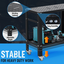WORKPRO 36”×18” Portable Welding Table, 1200 lbs Load Capacity, Nitriding Tabletop