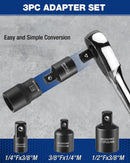 WORKPRO 17 PCS Female E-Torx Socket Set, E4-E24, CR-V Steel | 1/4",3/8",1/2" Drive, Inverted Torx, Storage Case, for Auto & Engine Repair
