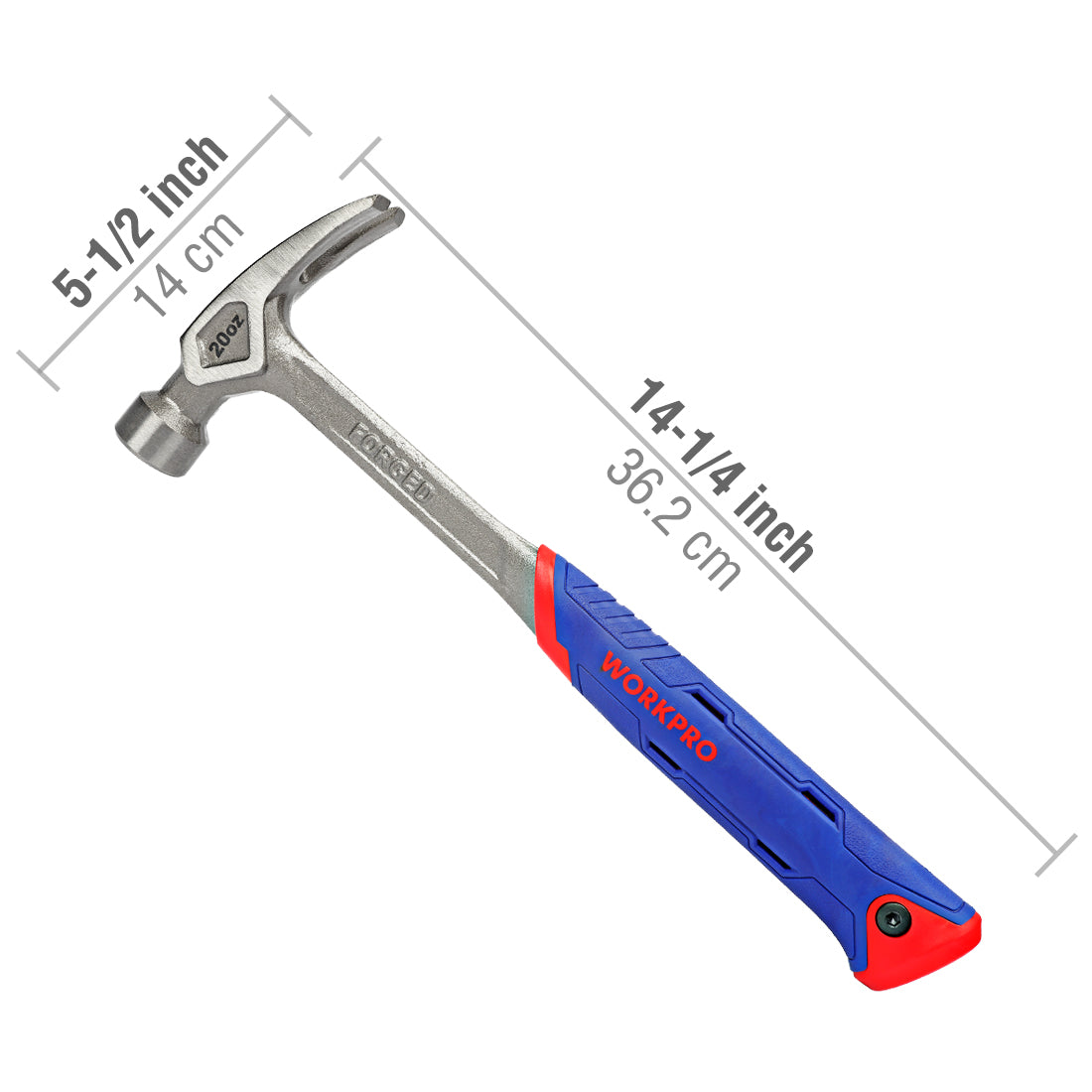 WORKPRO 20 Oz Claw Hammer