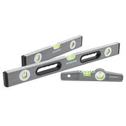 WORKPRO Torpedo Level, 3-Piece Spirit Level Set, 9"(Magnetic), 16", 24", Bubbles Measuring
