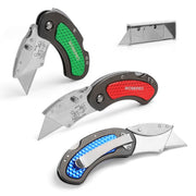 WORKPRO Quick Change Blade Folding Utility Knife Set
