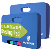 2-pack blue extra-thick & soft kneeling pad in retail packaging