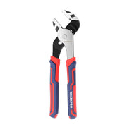 WORKPRO adjustable water pump pliers with red-blue bi-material handle and steel jaws