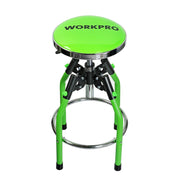 WORKPRO Heavy Duty Adjustable Hydraulic Shop Stool, Green