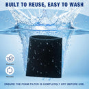 WORKPRO Foam Wet Filters (For W125442AE 1.5 Gallon Vacuum Cleaner) - 3 Pack