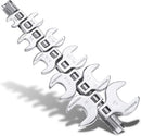 WORKPRO 3/8" Drive Crowfoot Wrench Set, 10-Piece SAE Open-End Wrenches with Clip-on Organizer, 3/8"-1", Great for Automotive Repair Work Hard-To-Reach Areas
