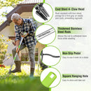 WORKPRO Weed Puller Tool with Long Adjustable Handle (33", 46"), Stand Up Heavy Duty Weed Remover- 4 Claw Steel Head & Foot Pedal for Easy Weeding, Detachable Dandelion Picker for Lawn/Yard/Garden