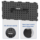 WORKPRO Black Metal Steel Panel Garage Wall Pegboard Organizer