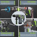 WORKPRO 12.5AMP 1-1/4 Inch Premium SDS-Plus Rotary Hammer Drill, Heavy Duty Corded Version