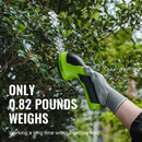 WORKPRO 2 in 1 Handheld 7.2V Electric Cordless Shrubbery Trimmer Hedge Shears/Grass Cutter - Pink Ribbon