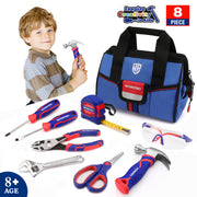 WORKPRO 9 Pcs Kids Junior Tool Set with Tool Bag in blue with innovation, quality, secure, durable, convenient